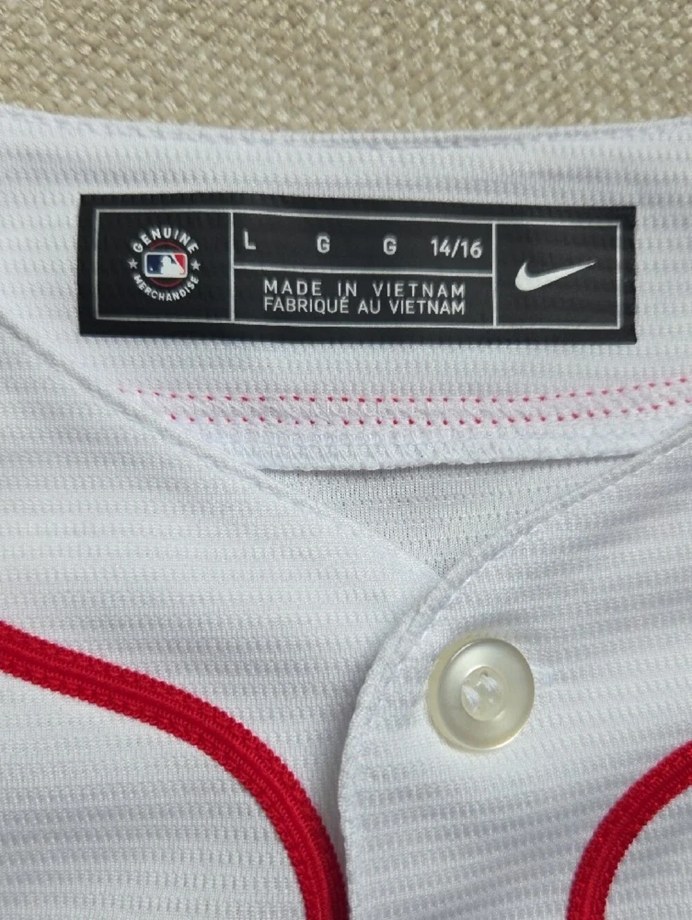 Nike authentic baseball